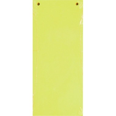 Trennstreifen Exacompta 13425B 190g gelb recycling, 10,5x24cm, gelocht
