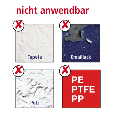 Ablagekorb Tesa Aluxx 40207 S silber Ilber, Mit Klebebefetigung, Viereckig