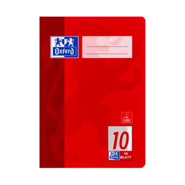Schulheft Oxford 100050372 A5 kariert 16 Blatt