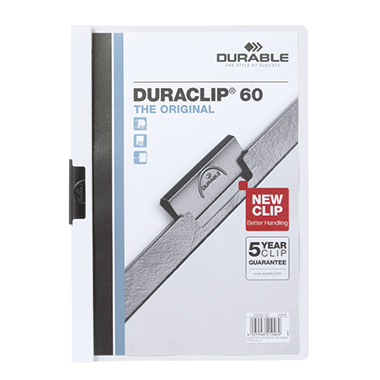 Klemmmappe DURABLE 2209 A4 weiß 
