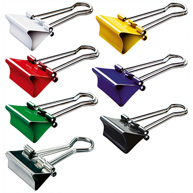 Foldbackklammer Maul 2131999 19mm sort. Sortiert