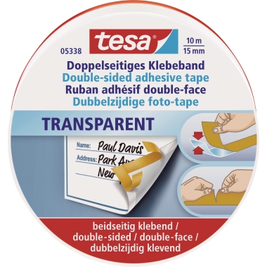 Doppelklebeband tesa® 5338 15mm x 10m