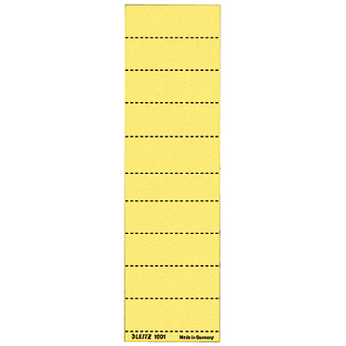 Beschriftungsschild Leitz 1901 gelb 60x21mm 100 Stück