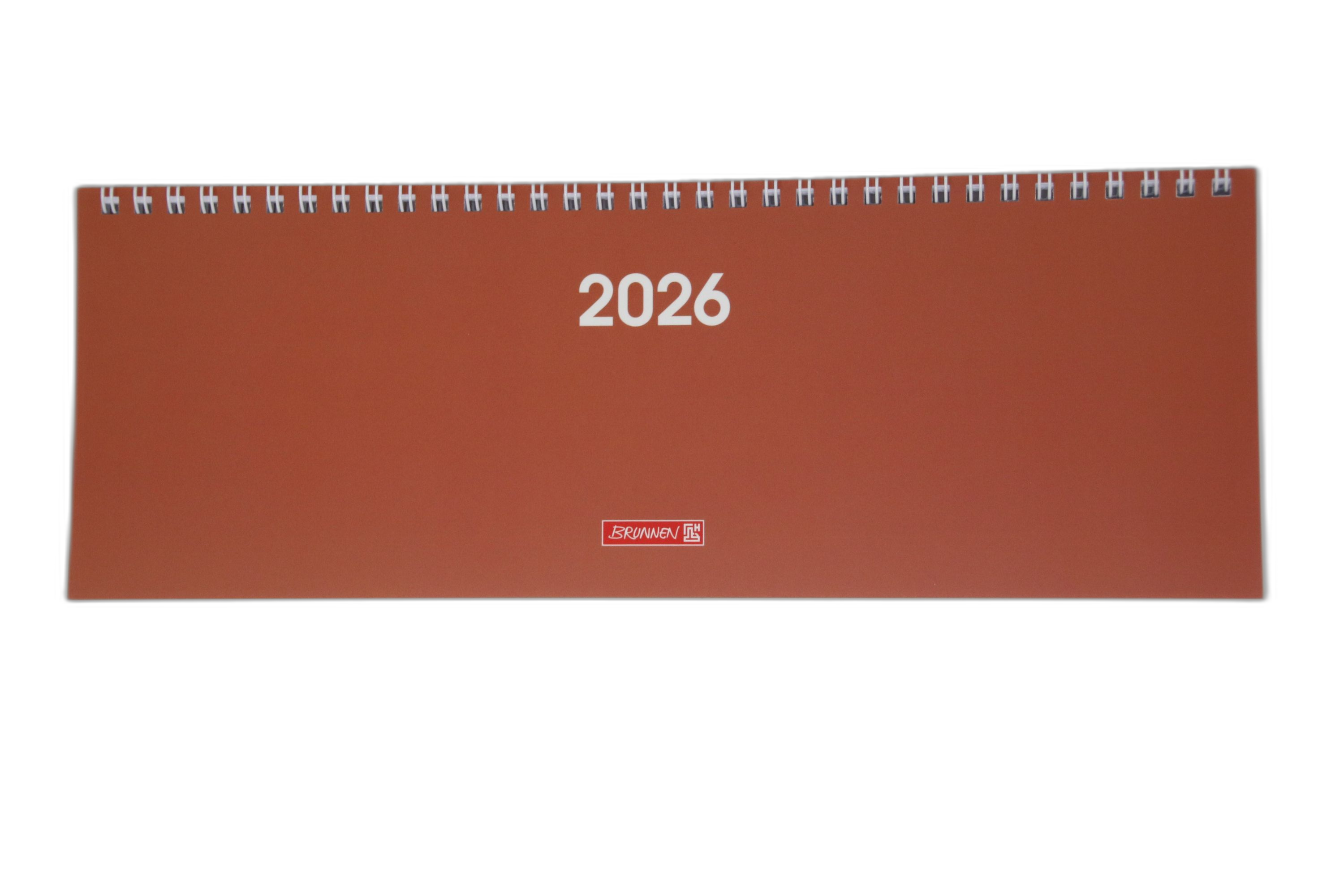 Tischkalender BRUNNEN 77261 quer 2 Seiten / 1Woche