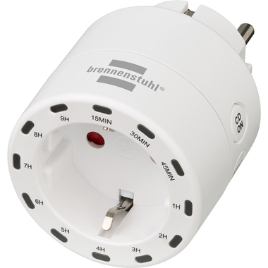 Timer-Steckdose brennenstuhl® DC2013 weiß 