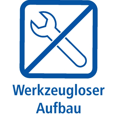 Moderationswand Legamaster 209300 grau filzbespannt