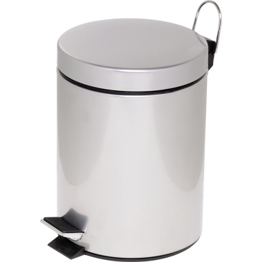 Tretabfalleimer ALCO 2960 5 Liter silber 