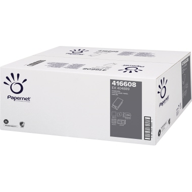 Papierhandt. 24,5x23cm 1lag. natur 20x250Bl./Pack., 416608, recycling,