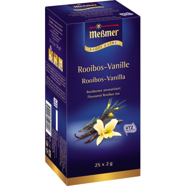 Tee Messmer Rooibos/Vanille 25 Btl. Beutel einzeln verpackt