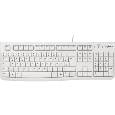 Tastatur Logitech K120, USB, weiß 