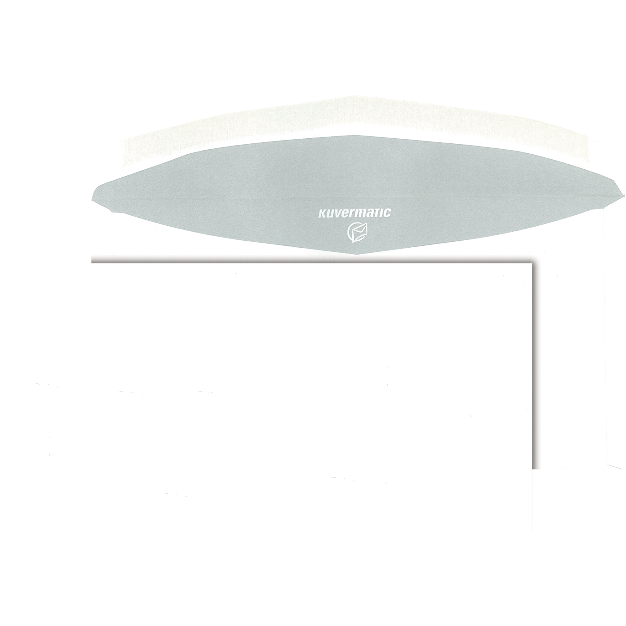 Kuvertierhülle 120x235mm ohne Fenster ASK 80g weiss gummiert