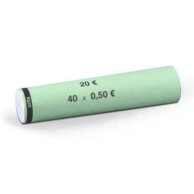 Münzhülsen 40x0,50 Euro 1.700 Stück