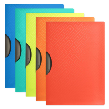 Klemmmappe Oxford 400147040 A4 sortiert transluzent PP