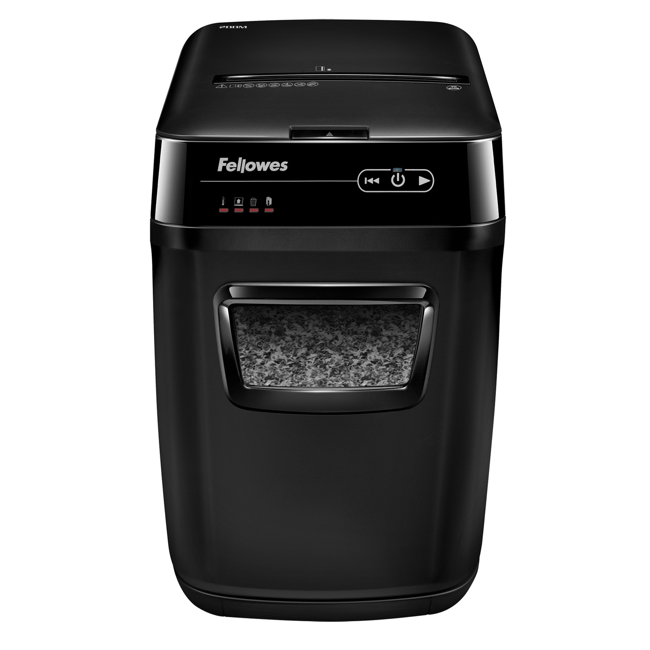 Aktenver. FELLOWES 4656301 P5 2x14mm 32L 200m schwarz
