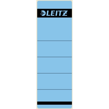 Rückenschild Leitz 1642 blau kurz/breit, selbstklebend, 10 Stück