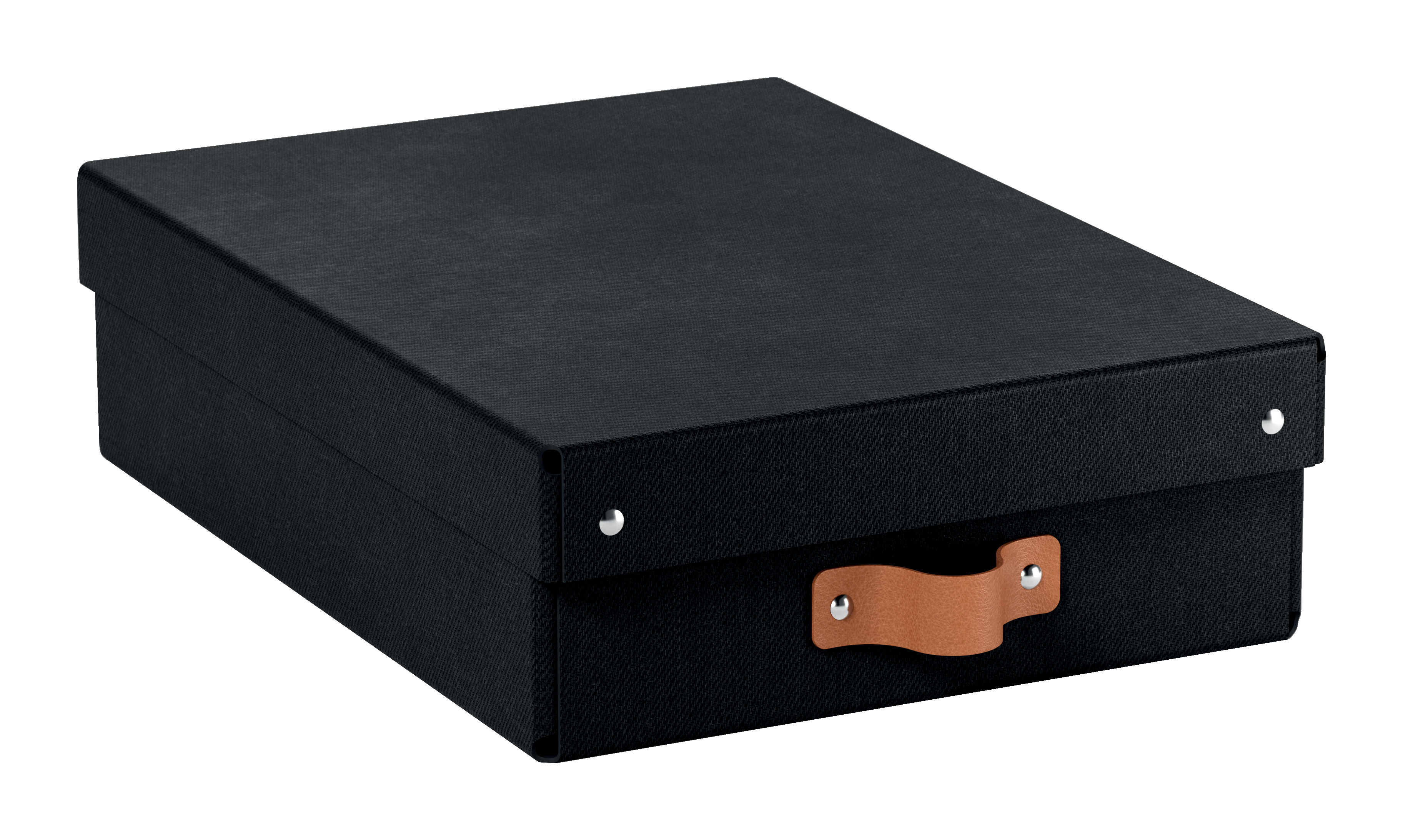 Archivbox Leitz 6148 Puro M low  schwarz Pck. 2 Stück