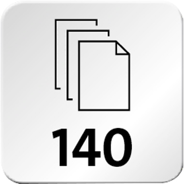 Blockheftgerät Novus B50 grau bis 140 Blatt