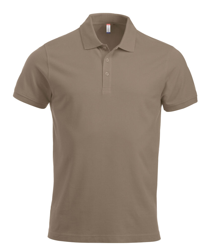 Polo Clique Lincoln S/S caffee latte L 