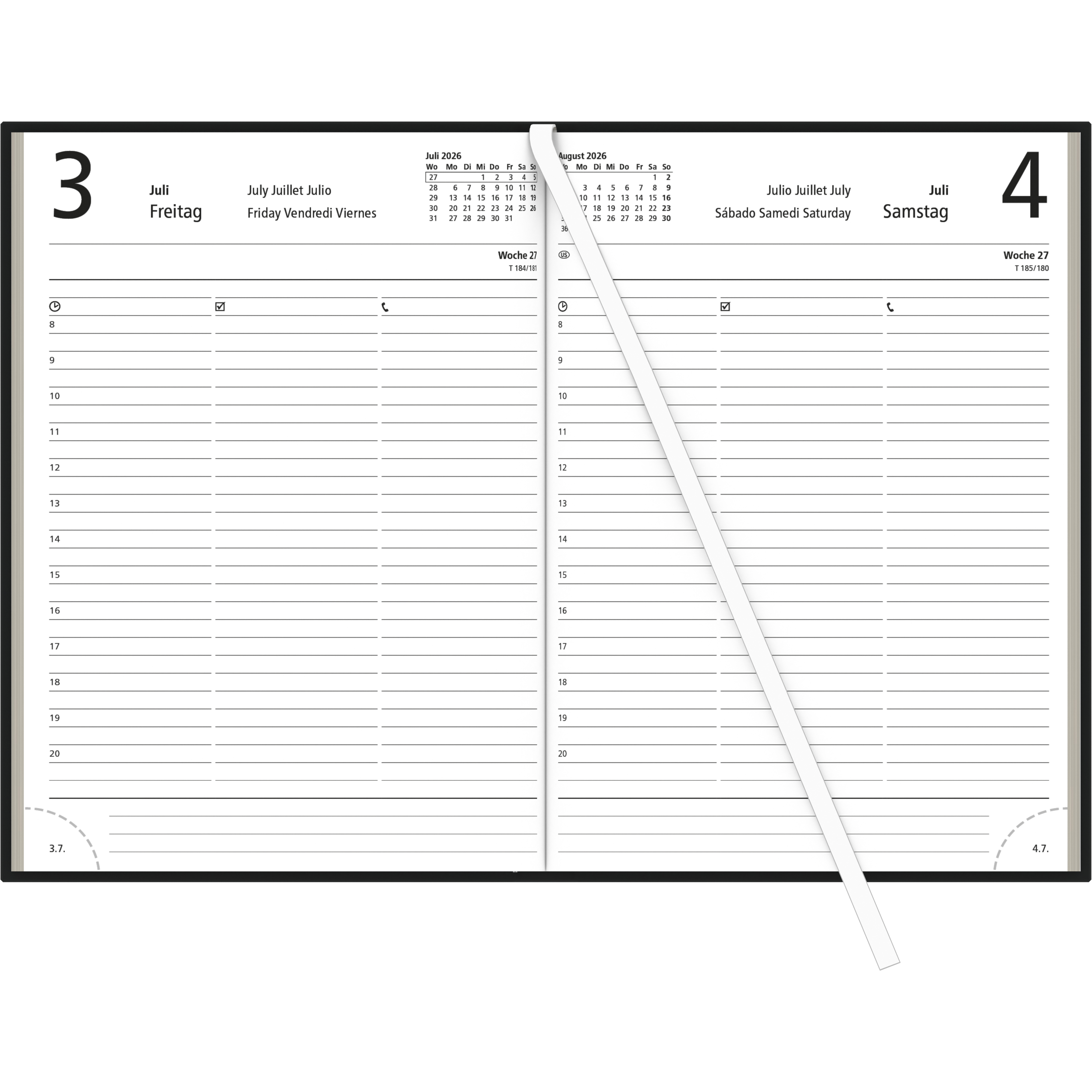 Buchkalender Zettler A5 876-0020 