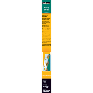 Abheftstreifen Fellowes® A4 3:1 transparent