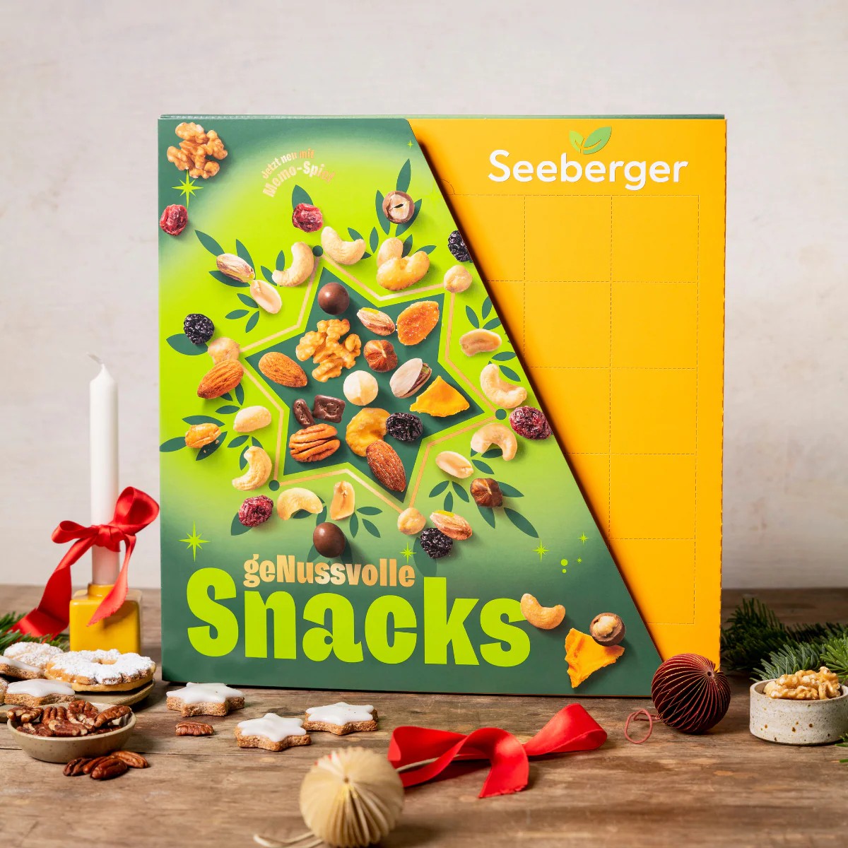 Adventskalender SEEBERGER 645g geNussvolle Snacks