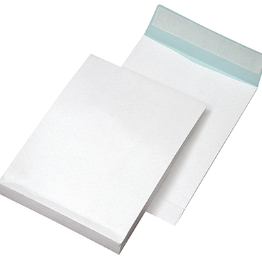 Versandt. B4 of F/B HK 125g weiß/blau 250x353mm 40mm Falte fadenv. MAILmedia