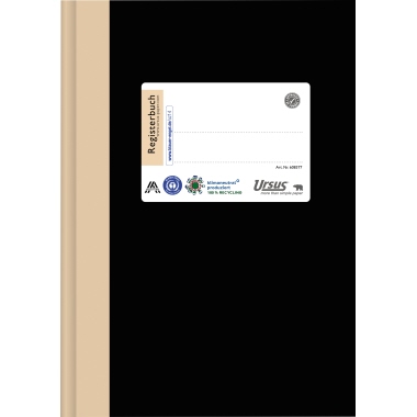 Registerbuch Ursus A5 96 Blatt 80g lin. 2115blmr 608377