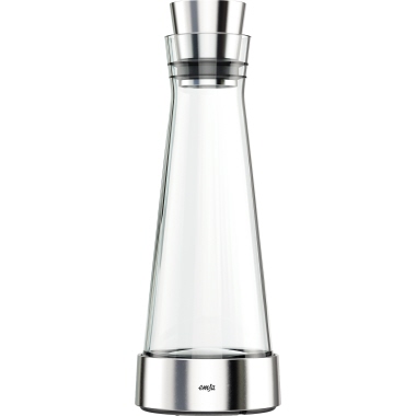 Kühlkaraffe EMSA FLOW SLIM 1 Liter Glas/Edelstahl
