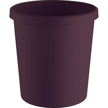 Papierkorb Helit H6405825 dunkelrot the green german, 18l, recycling