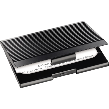 Visitenkarten-Etui SIGEL VZ134 matt schwarz