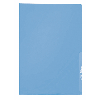 Sichthülle Leitz 4000 A4 0,13mm blau PP-Folie, dokumentenecht, genarbt