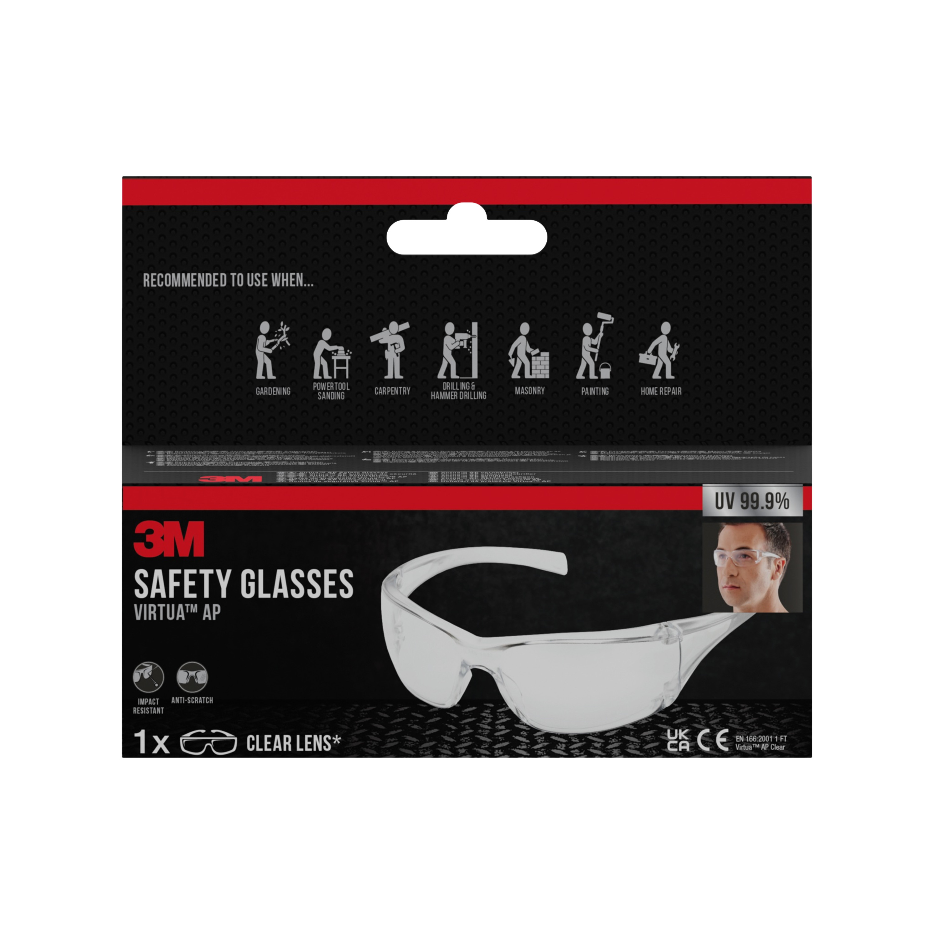 Schutzbrille Viruta VIRCC1 transparent 