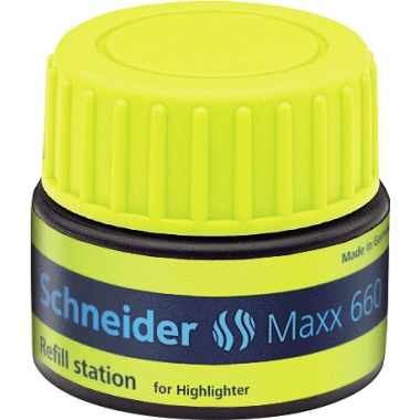 Textmarker Refill Station Maxx 660 gelb Inhalt 30ml