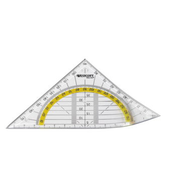 Geodreieck ACME transparent E-10132