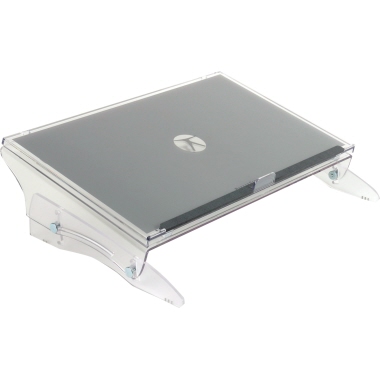 Konzepthalter Flexdesk 640 Acryl transparent/grau