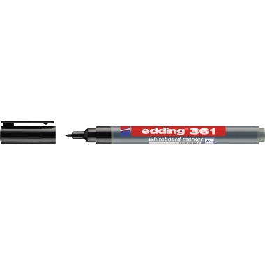 Boardmarker Edding 361 schwarz 1mm, Rundspitze