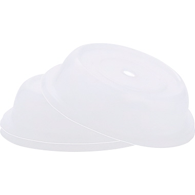 Abdeckhaube für Mikrowelle Ø-27cm Höhe 6cm, weiß