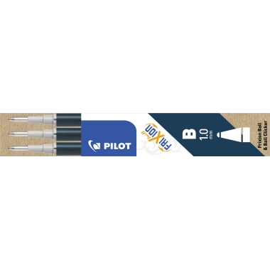 Tintenrollermine Pilot 2259 BLSFR10 blau schwarz 0,5mm 3er-Set