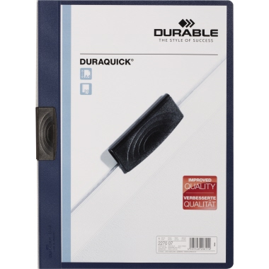 Klemmmappe DURABLE 2270 A4 blau 