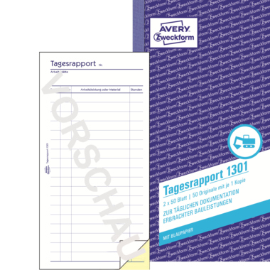 Tagesrapport Avery Zweckform 1301 105x200mm