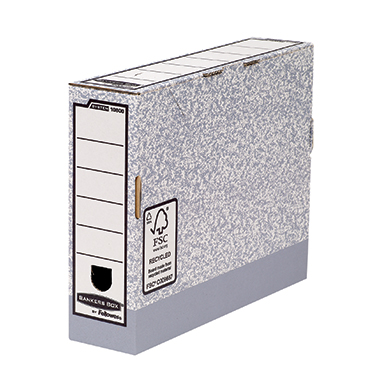 Archivbox Bankers Box® grau 8,5x26,5x32,7cm
