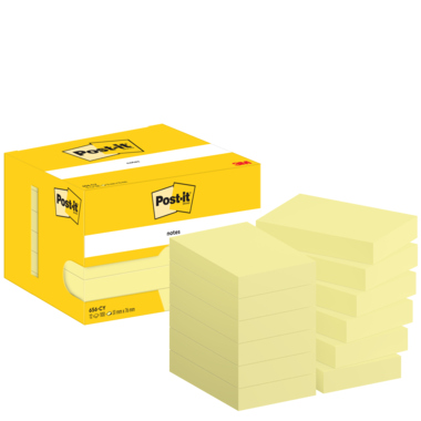 Haftnotiz Post-It 656 CY 51x76 100Bl/Block 12 St./Pack