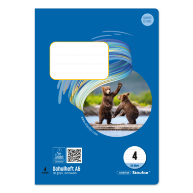 Schulhefte A5 liniert 16 Blatt