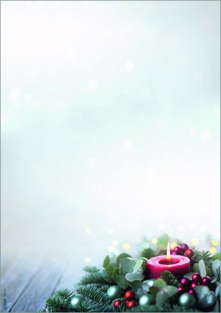 Briefpapier Sigel DP640 CandlelightCheer A4 90g Pck. 100 Blatt