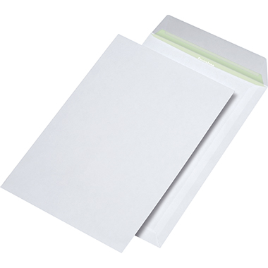 Versandt. C4 oF 90g HK Envirelope weiß weiss 229x324mm, ohne Fenster, Haftkl.