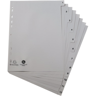 Register Exac. 1912E A4 1-12 PP grau 