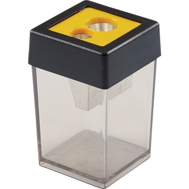 Spitzerdose DAHLE 53465 doppelt, grau/transparent