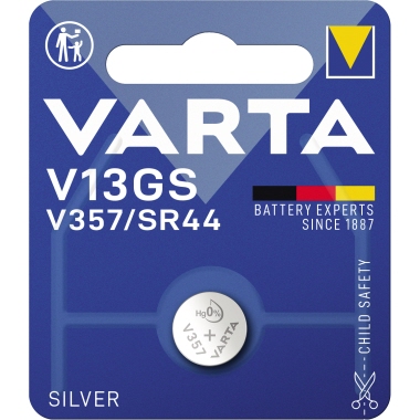 Knopfzelle Varta SR44 V357 V13GS 
