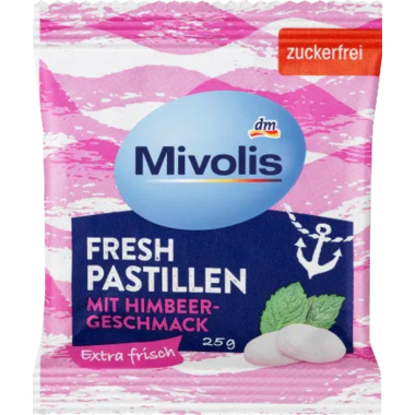 Bonbons Mivolis Fresh Himbeere 25g