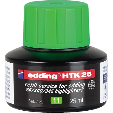 Nachfülltusche Edding HTK25 25ml hgrün Hellgrün